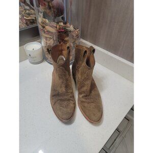 Esse Ut Esse Women's Rock Suede Bootie Sz 39/8.5 Brown